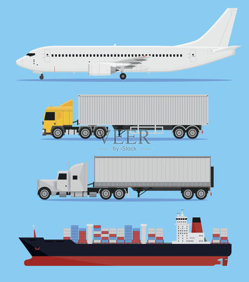 海上运输,水,工业船,海港,绘画插图